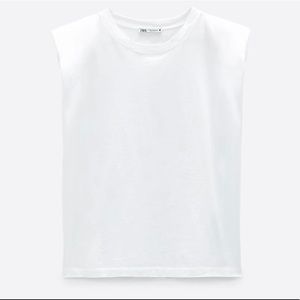 Trendy shoulder pad tee shirt (Frankie Shop dupe!)